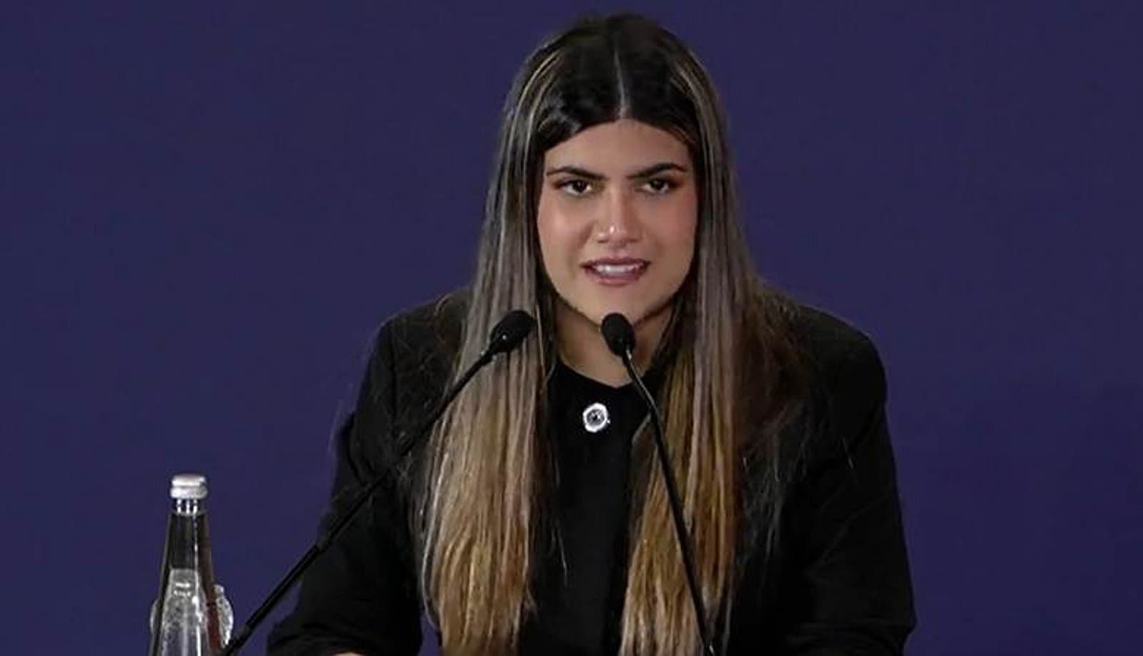 Ananya Birla speaking at the India AI Impact Summit 2026 — Fortune India